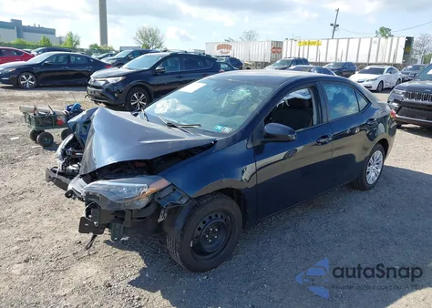 2019 Toyota Corolla Le z USA, uszkodzony, nr VIN 2T1BURHE9KC140641